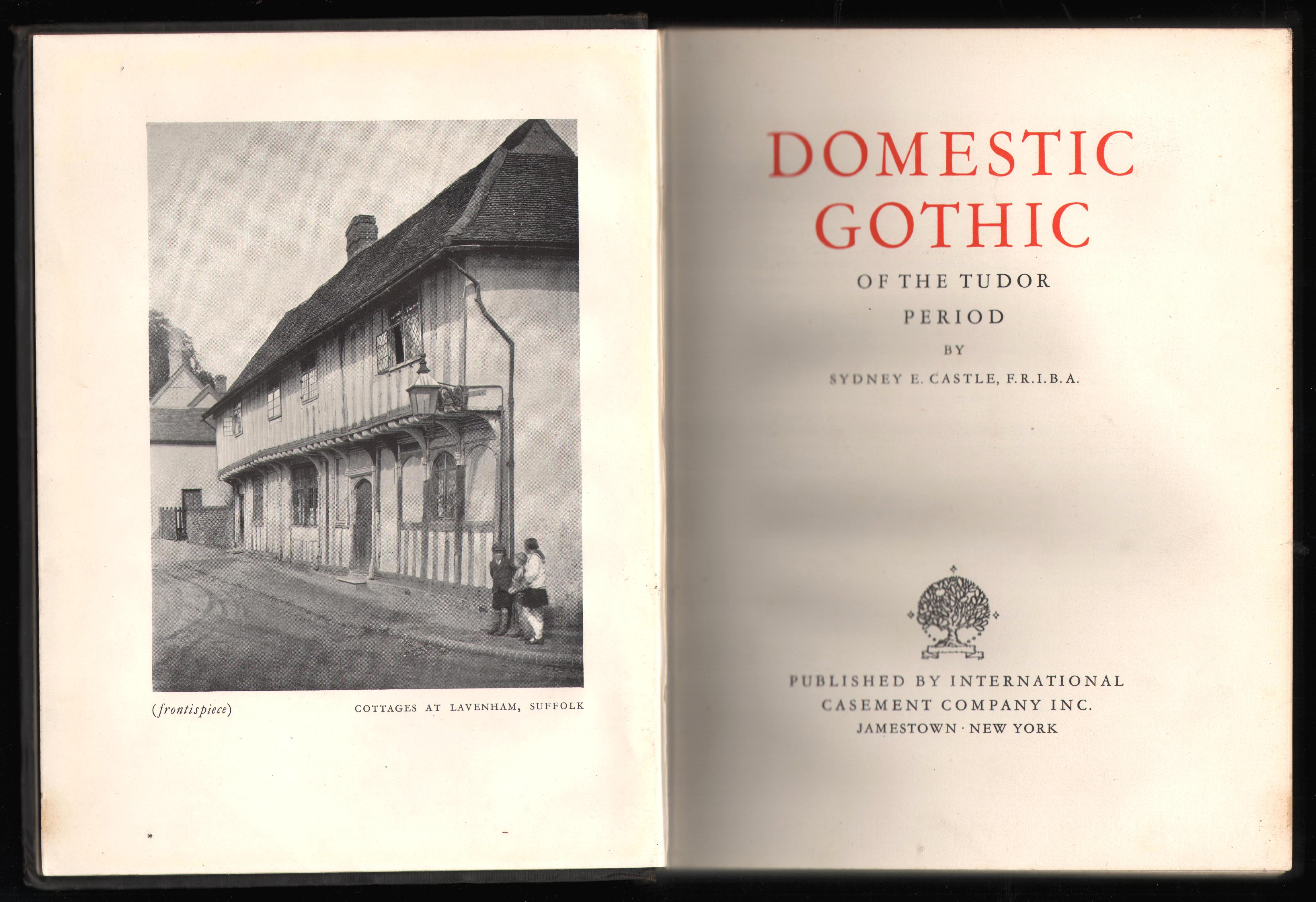 Image for Domestic Gothic of the Tudor Period. (Signed).