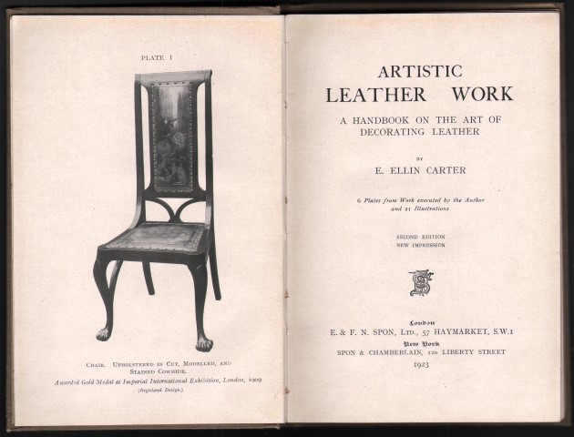 Image for Artistic Leather Work. A Handbook on the Art of Decorating Leather.