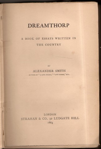 Alexander smith critical essays 04 picture