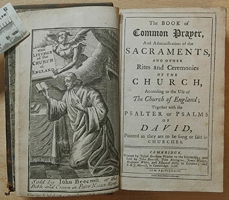 Image for The Book Of Common Prayer, and administration of the Sacraments, And other Rites and ceremonies Of The Church,  According To The Use Of The Church Of England: Together With The Psalter Or Psalms Of David...