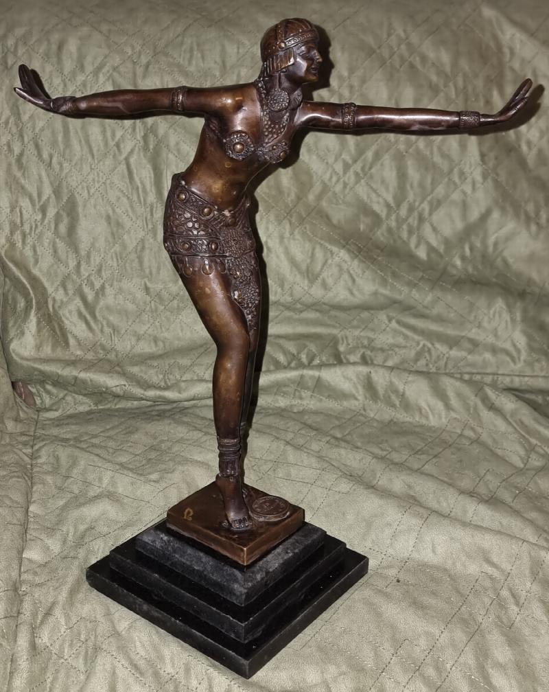 Image for French Bronze Statuette: Dancer .