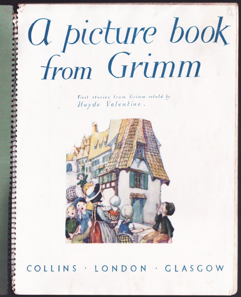 Image for A Picture Book from Grimm. (Illustrated by Anne Anderson).
