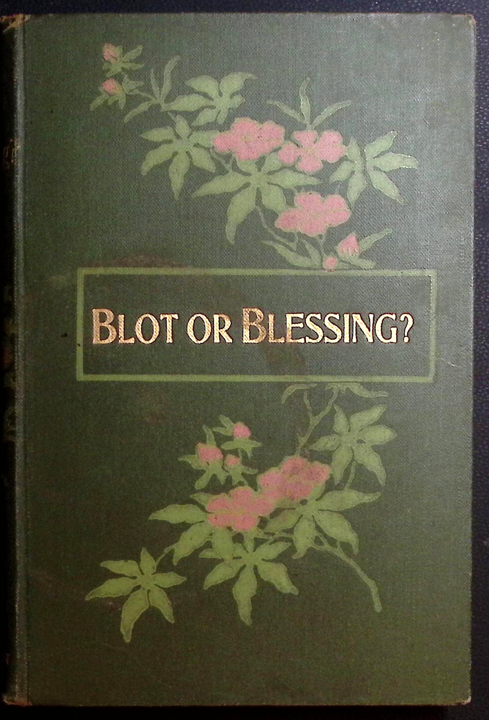 Blot or Blessing A Village Temperance Story.