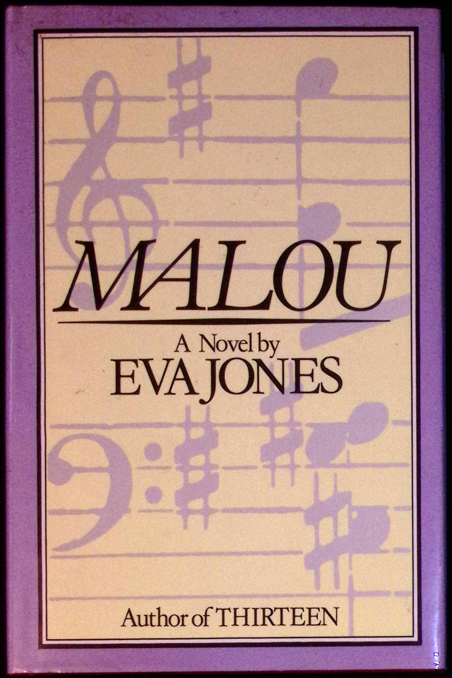 Image for Malou. A Novel. (signed). Malou. A Novel. (signed).