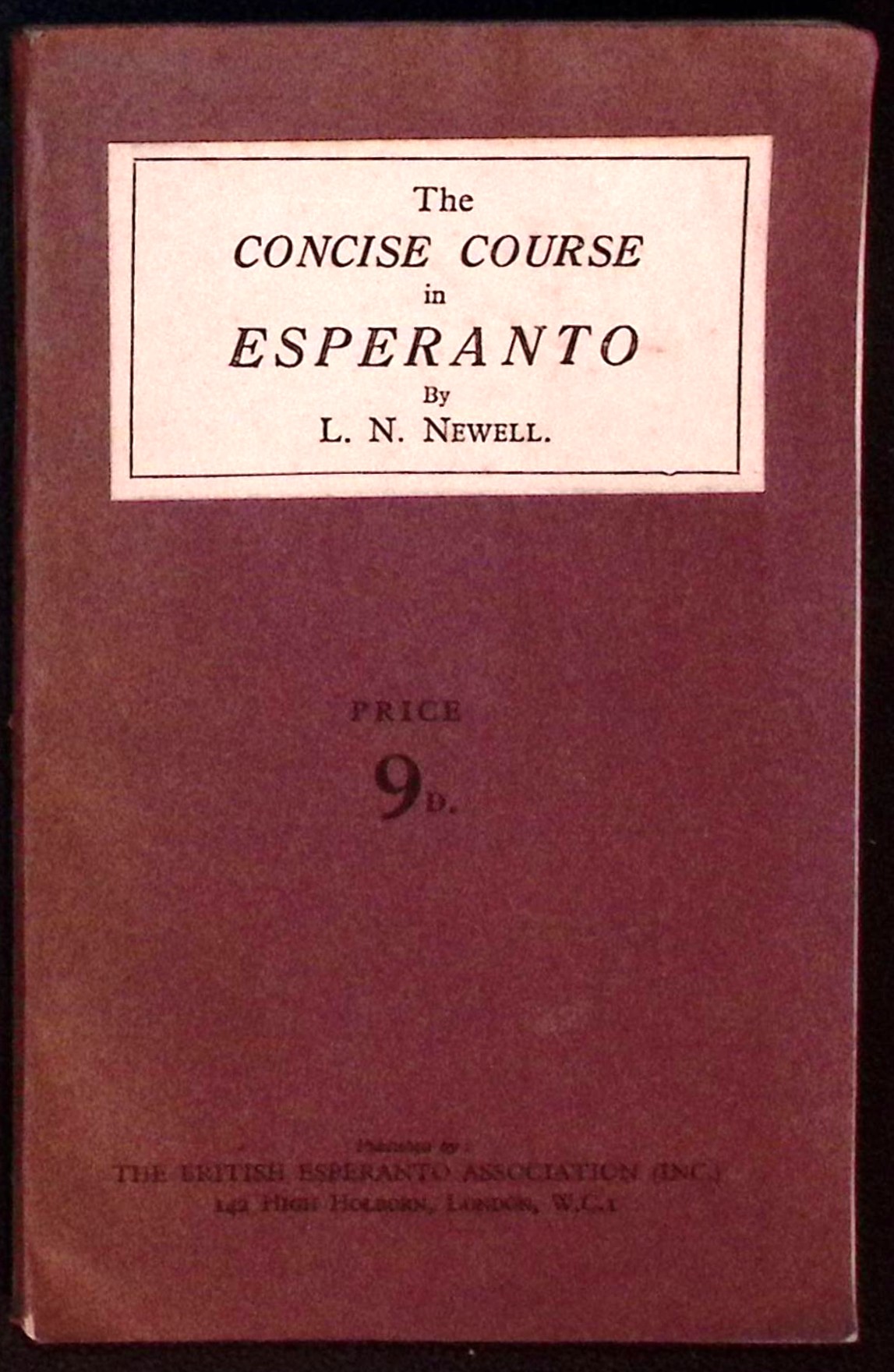 Image for The Concise Course in Esperanto. The Concise Course in Esperanto.