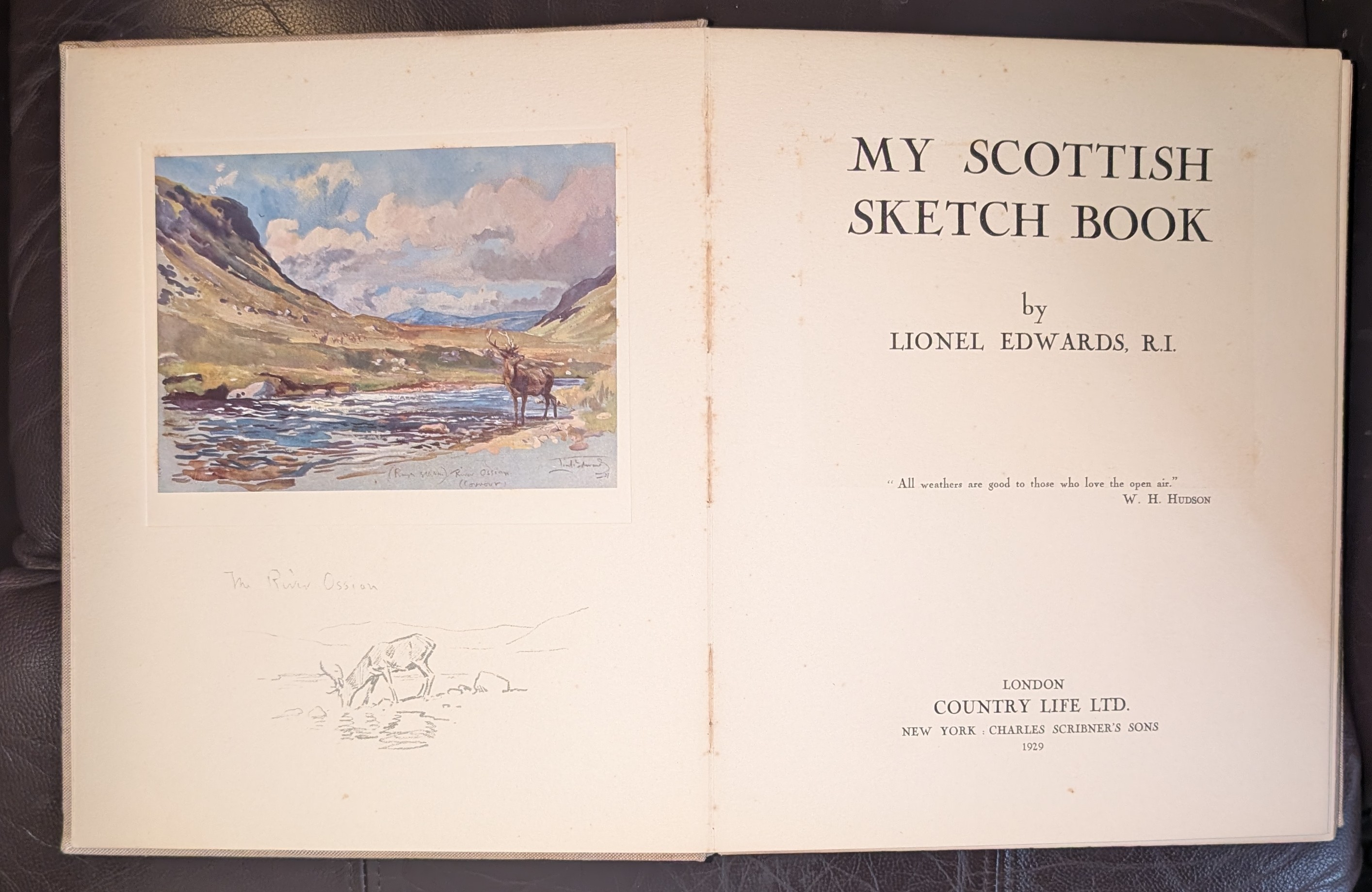 My Scottish Sketch Book Lionel Edwards, R.I.