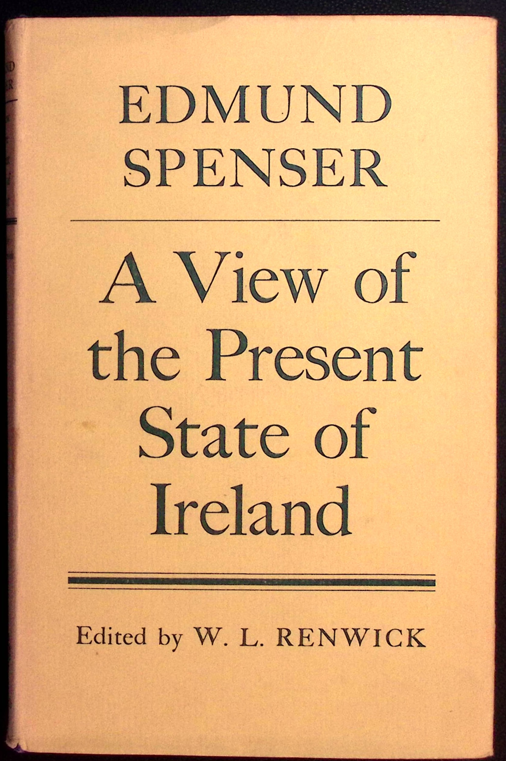 A View of the Present State of Ireland.