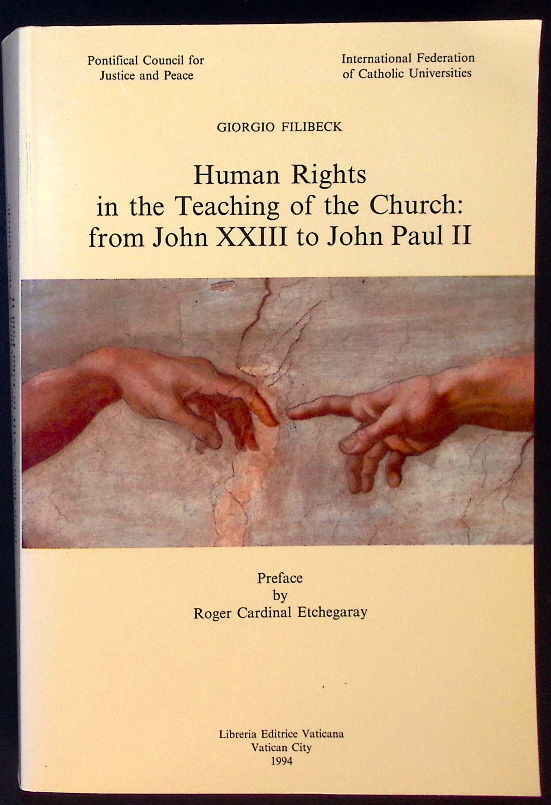 Human Rights in the Teaching of the Church: From John XXIII to John Paul II.