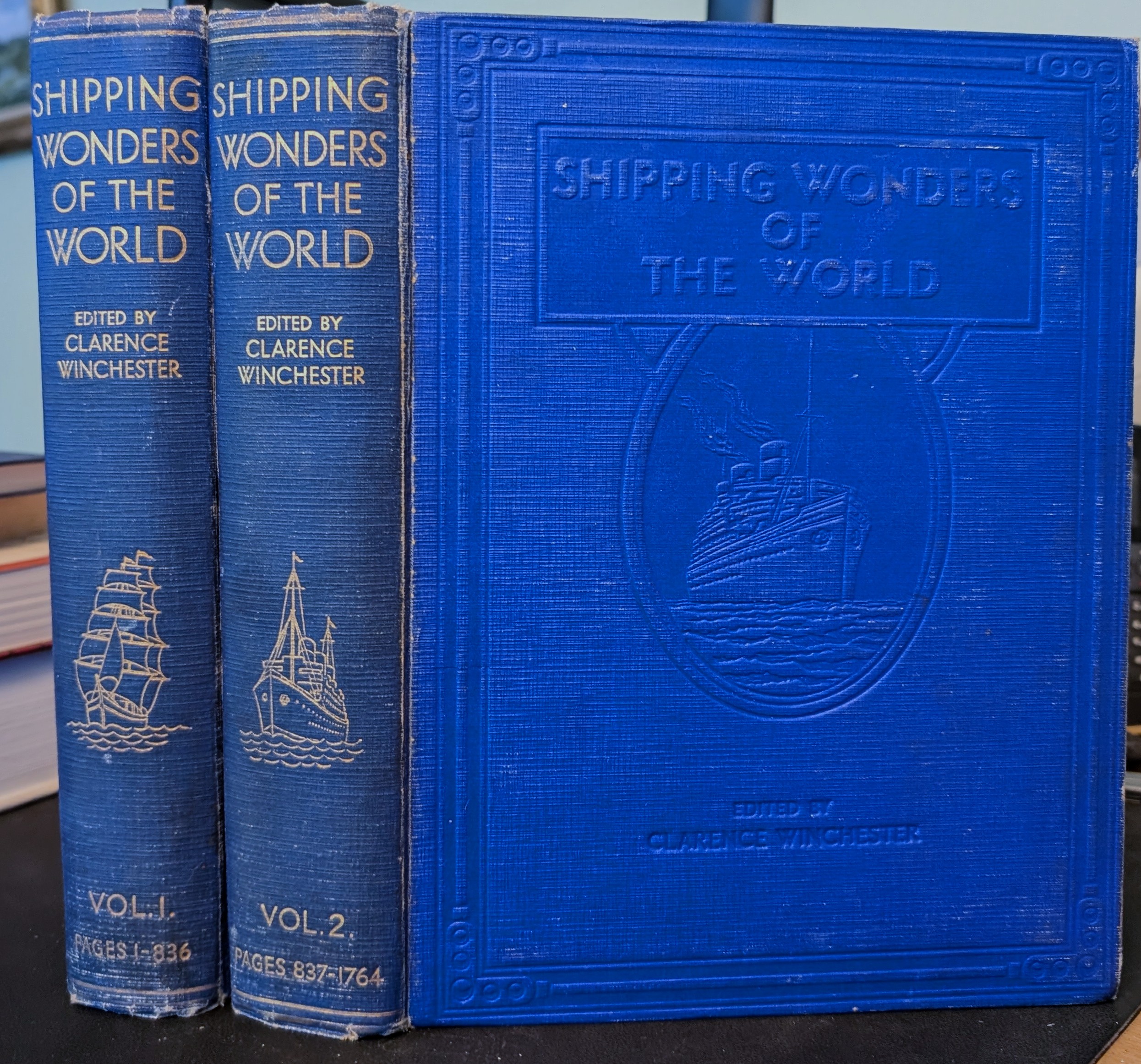 Shipping Wonders Of The World : [A Saga Of The Sea In Story And Picture] / Edited By Clarence Winchester. Consulting Editors: A. C. Hardy and Frank C. Bowen.