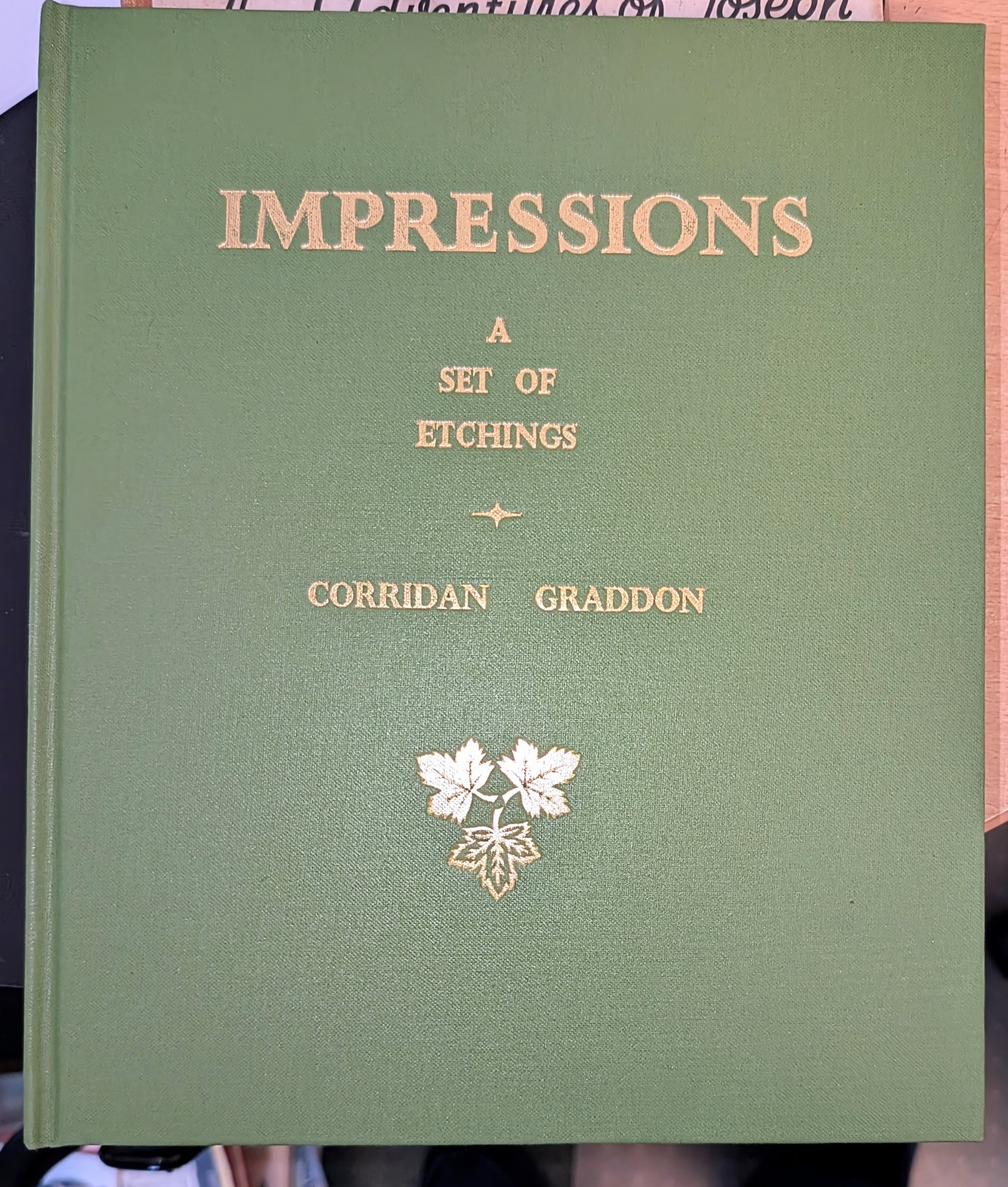 Impressions: A Set Of Etchings. By Corridan Graddon. Volume 4 .