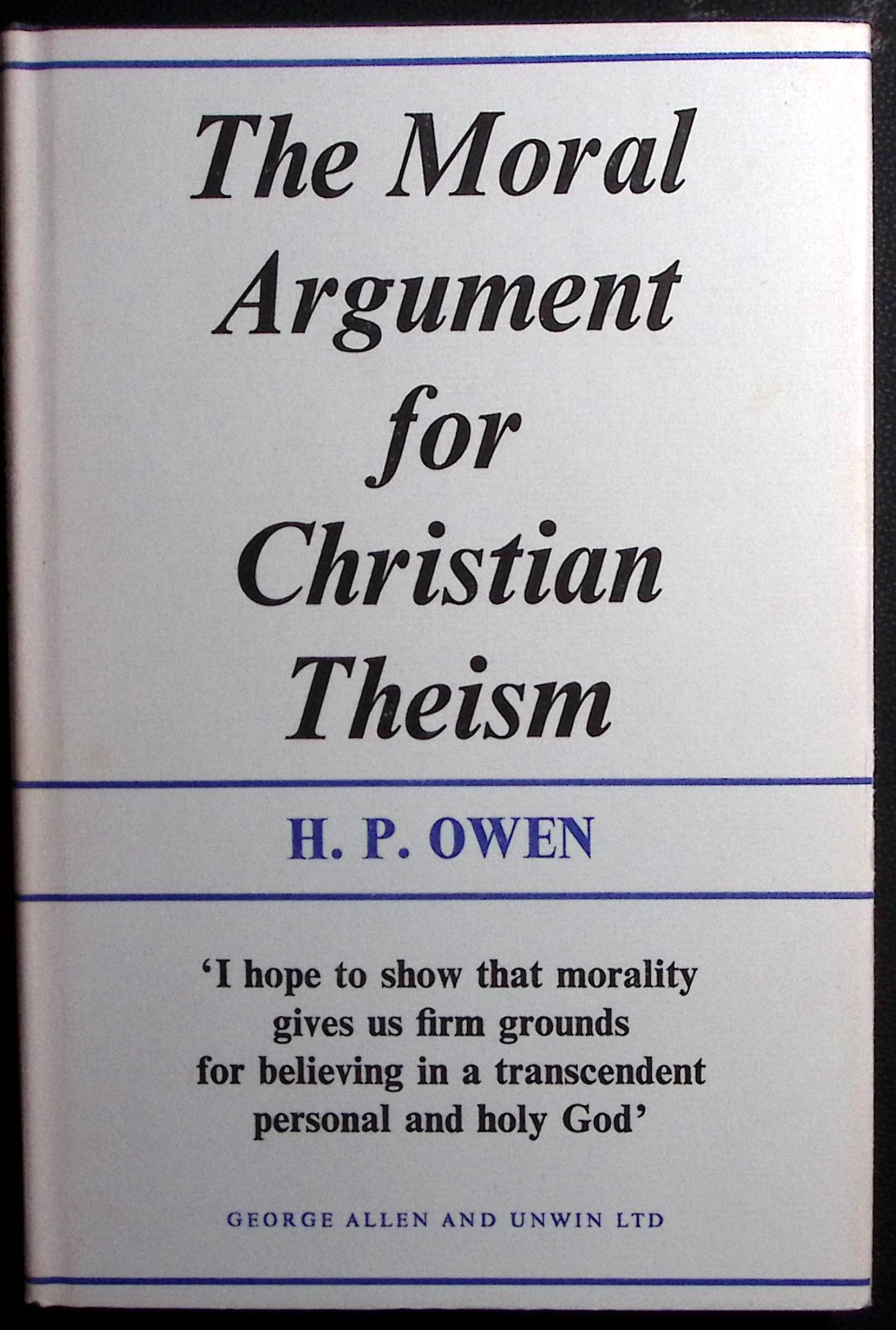 Image for The Moral Argument for Christian Theism. The Moral Argument for Christian Theism.