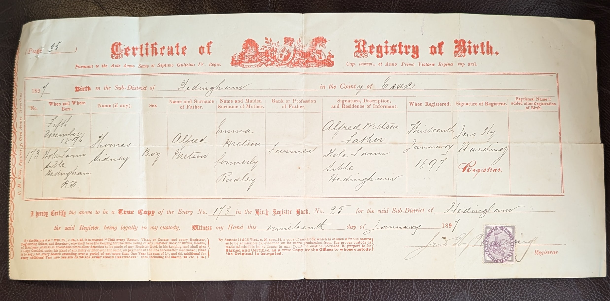 Image for Thomas Sidney Metson. Thomas Sidney Metson.