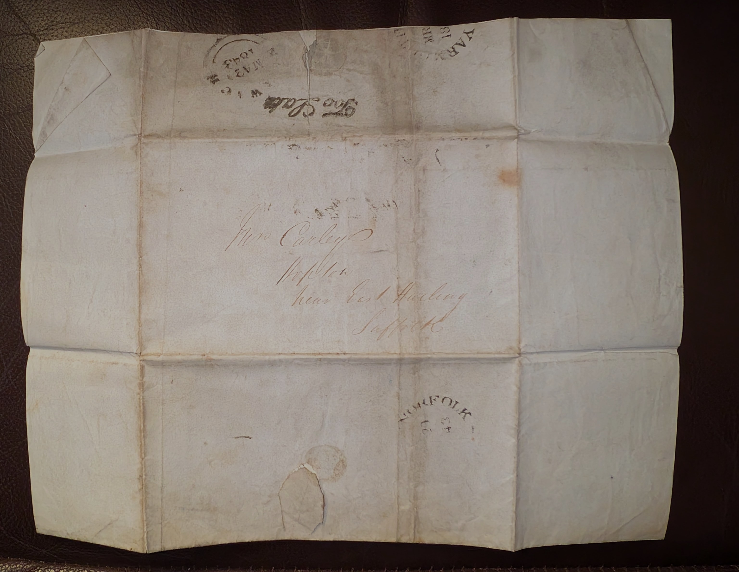 Image for Mrs Carley, Hopton, Near East Harling, Suffolk from Romney & Watson, Great Yarmouth. Mrs Carley, Hopton, Near East Harling, Suffolk from Romney & Watson, Great Yarmouth.