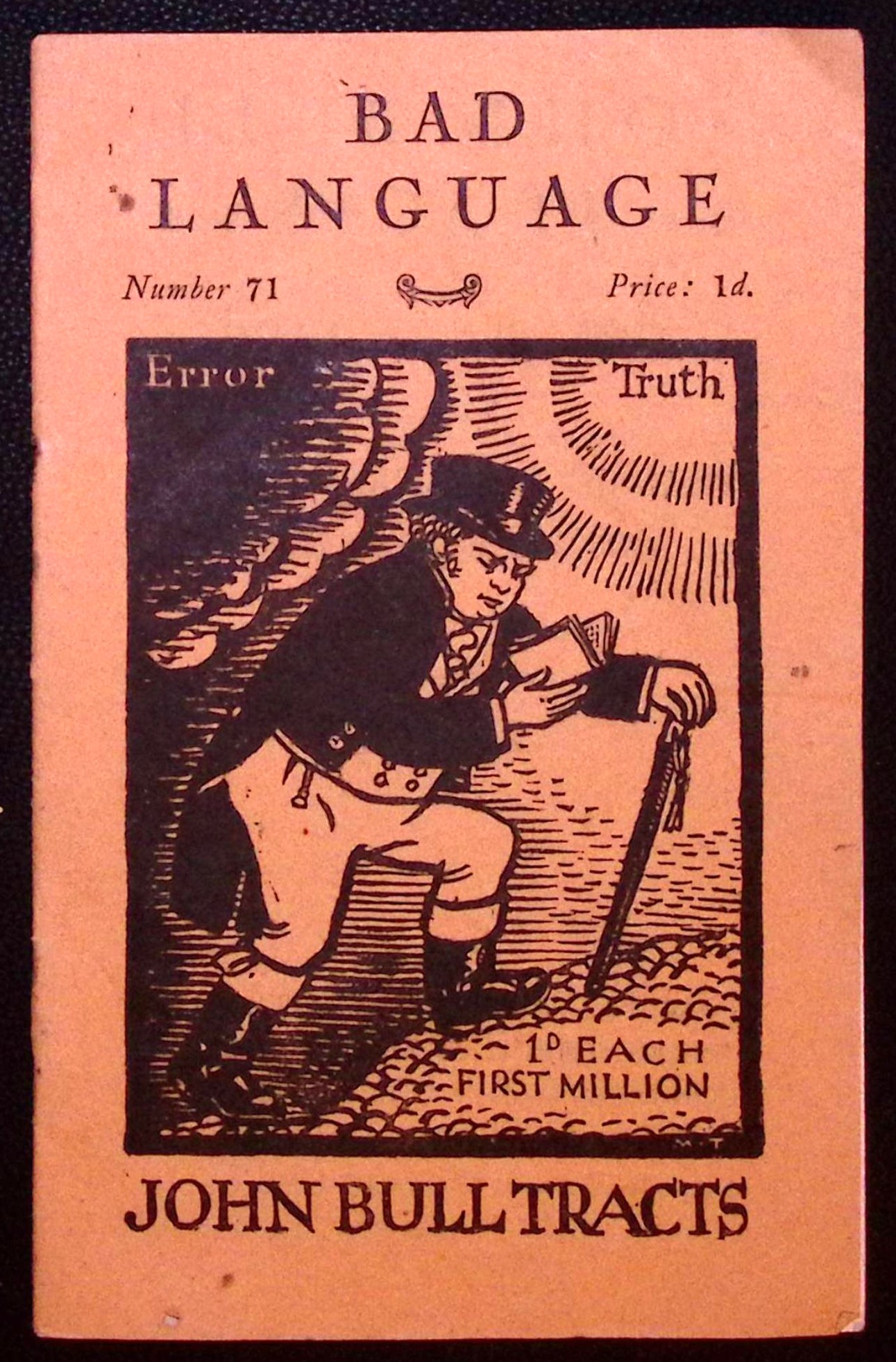 Bad Language. (John Bull Tracts).