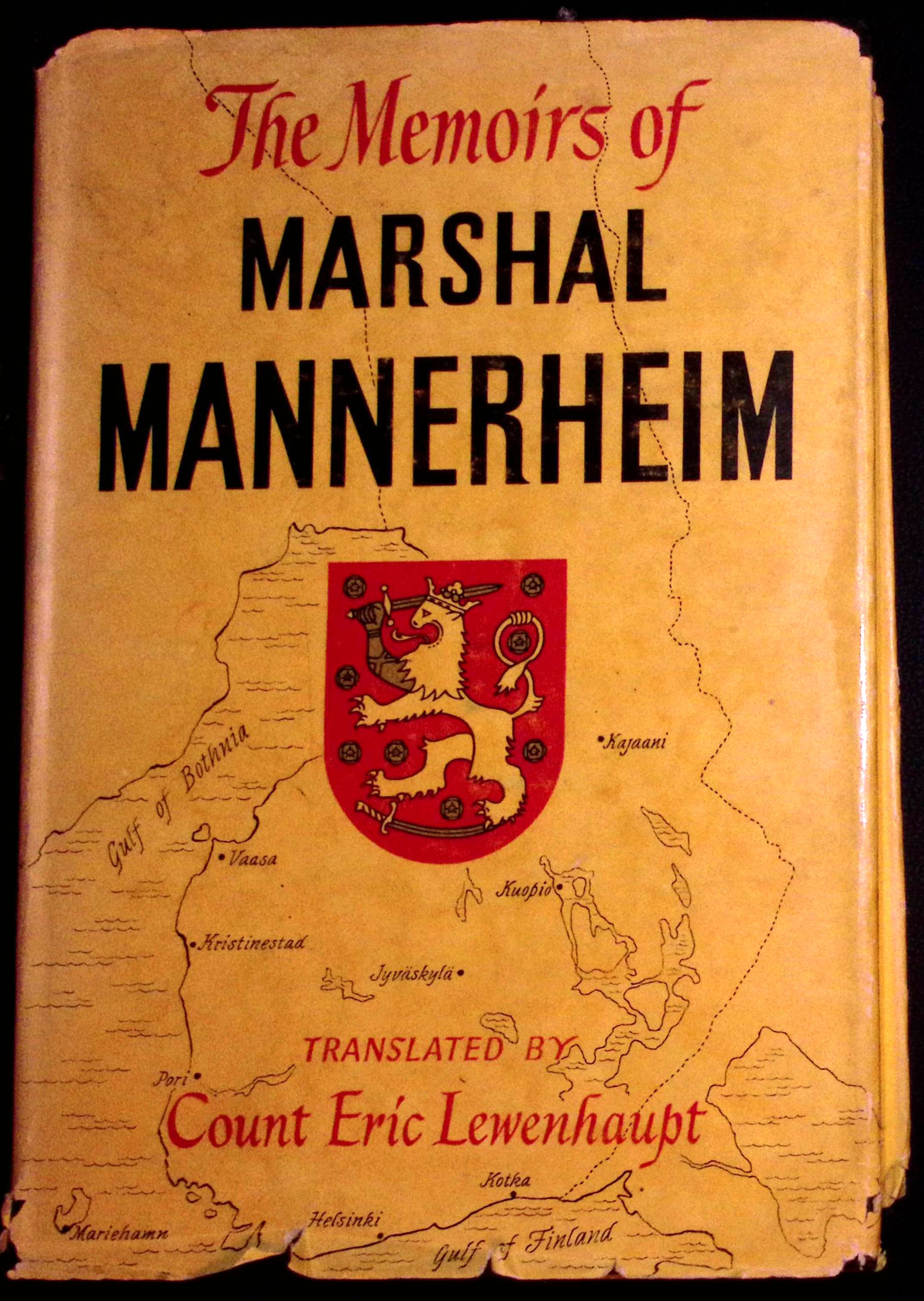 The Memoirs of Marshall Mannerheim.