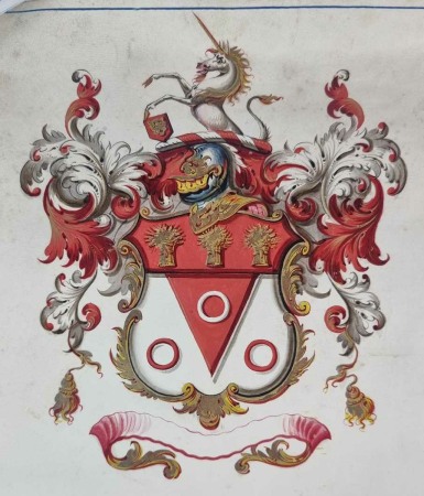 Image for Royal Licence - Grant of Arms to Samuel Addison (1766 - 1849) . Royal Licence - Grant of Arms to Samuel Addison (1766 - 1849) .