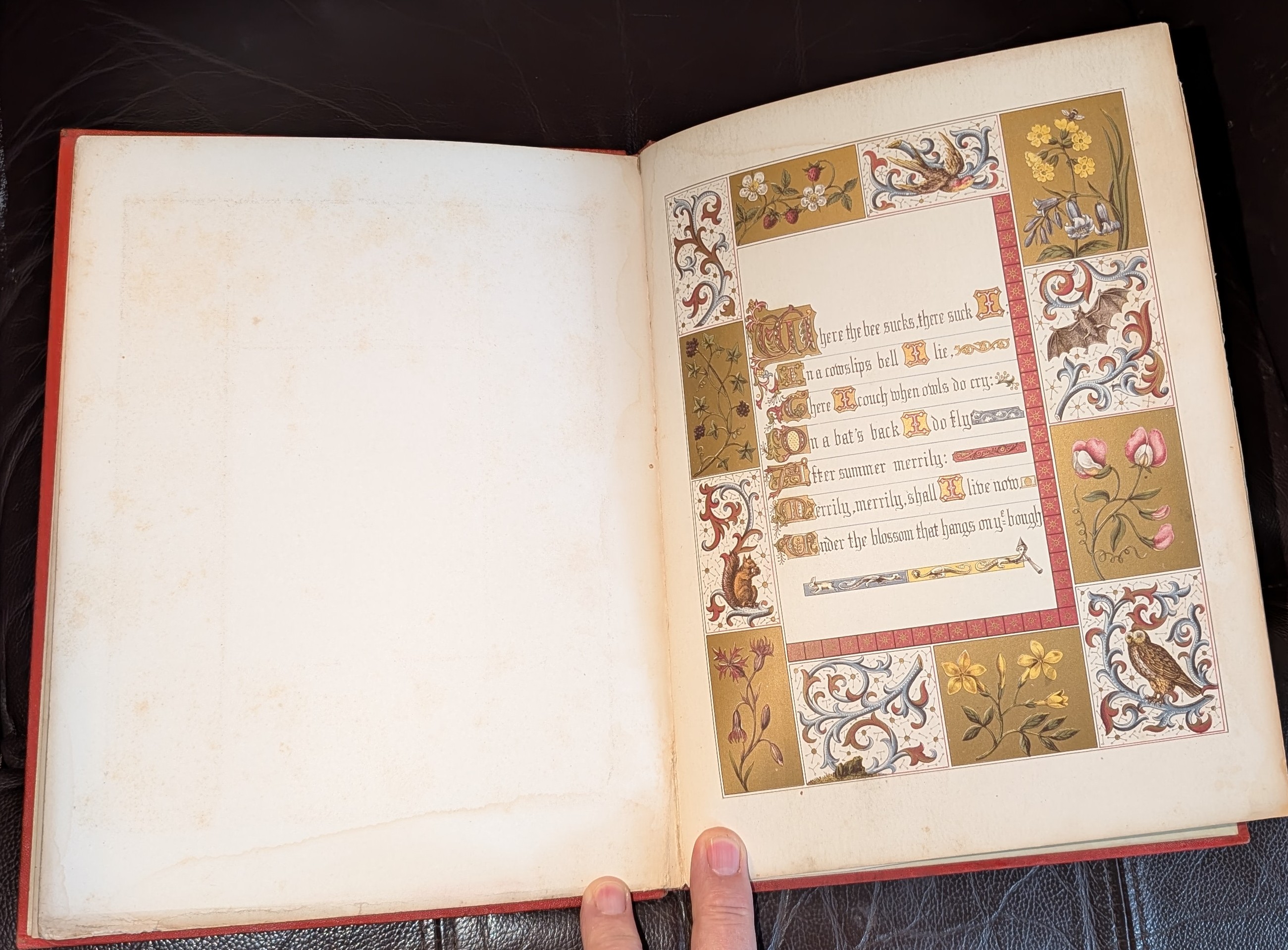 Songs Of Shakespeare. Illuminated by H. C. Hoskyns Abrahall .